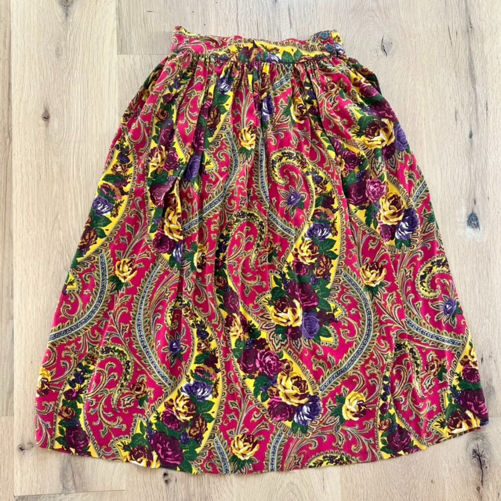 🌹 Breeches Midi Silk Skirt 🌹